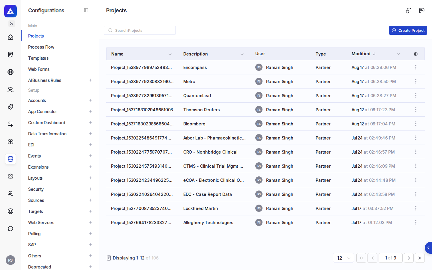 The Designer groups Business Rules, Transform, and Process Designer into a single authoring surface.